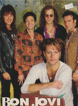 Jon Bon Jovi teen magazine pinup clipping 80’s photo shoot Bravo vintage pix