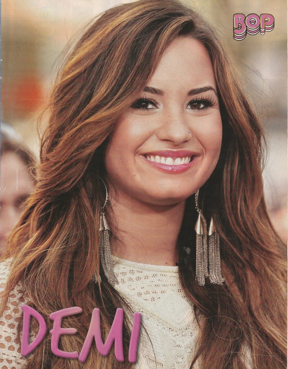 Nathan Kress Demi Lovato teen magazine pinup clipping child star J-14 pop star - Image 2