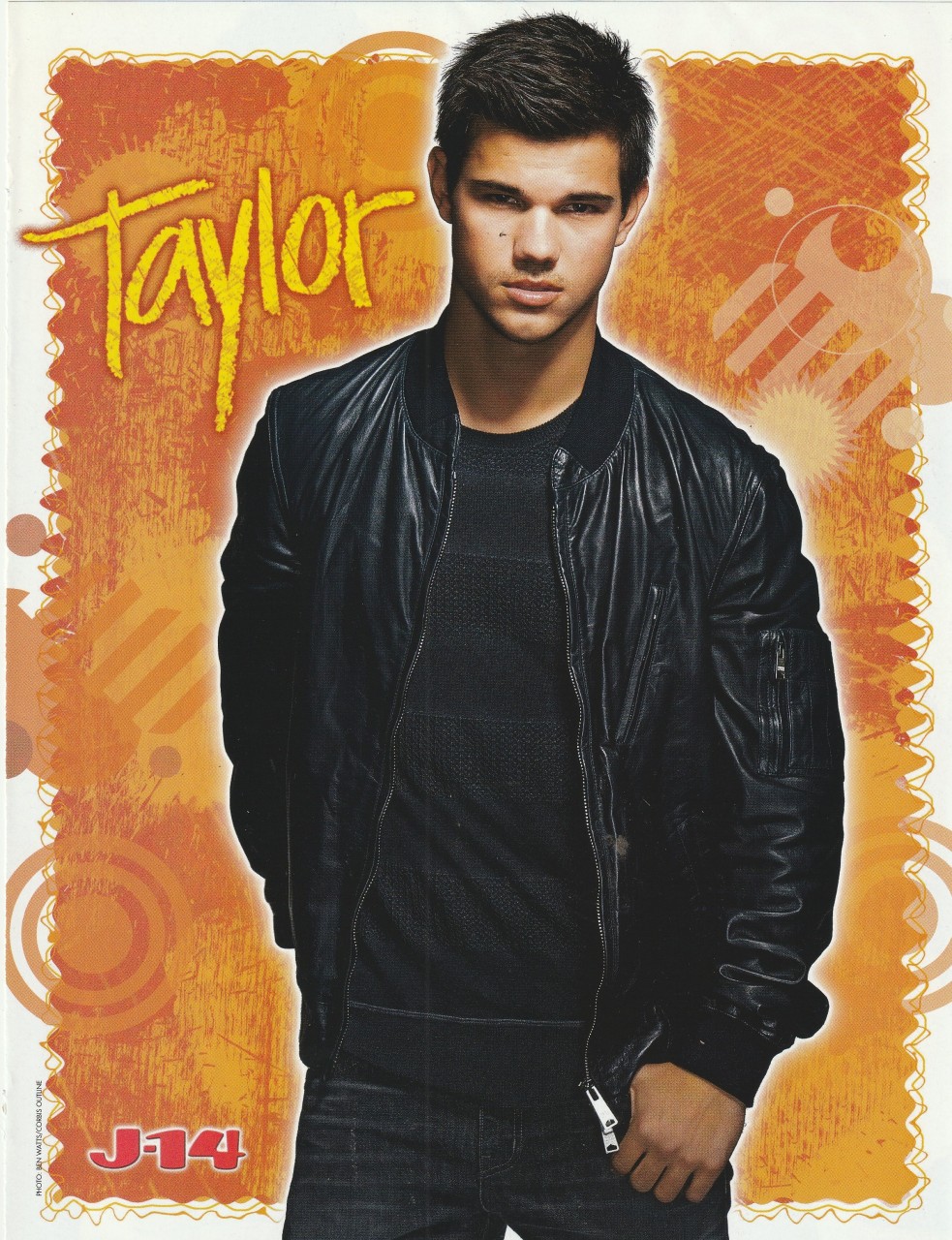 Big Time Rush Taylor Lautner teen magazine pinup clipping J-14 tv show boys - Image 2