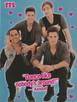 Share Big Time Rush teen magazine pinup clipping M happy guys Pop Star vintage Pix