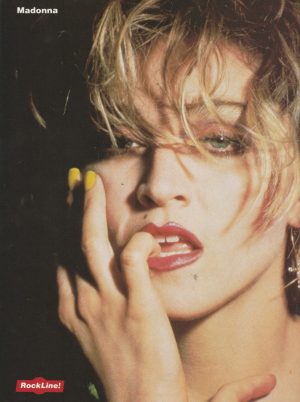 Madonna Julian Lennon teen magazine pinup clipping lips rockline vintage pix