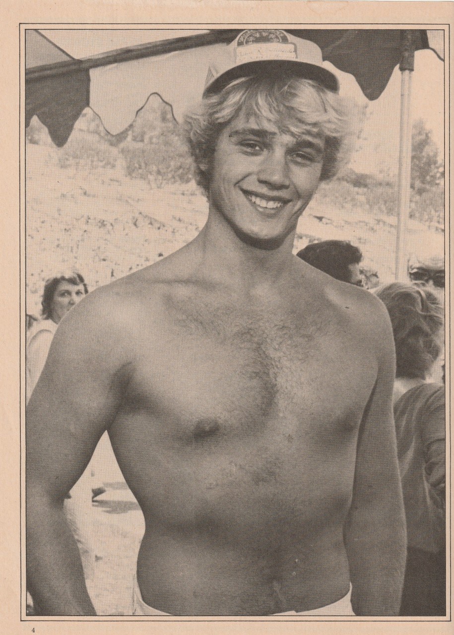 John Schneider teen magazine pinup clipping shirtless Dukes of Hazzard 70’s pix