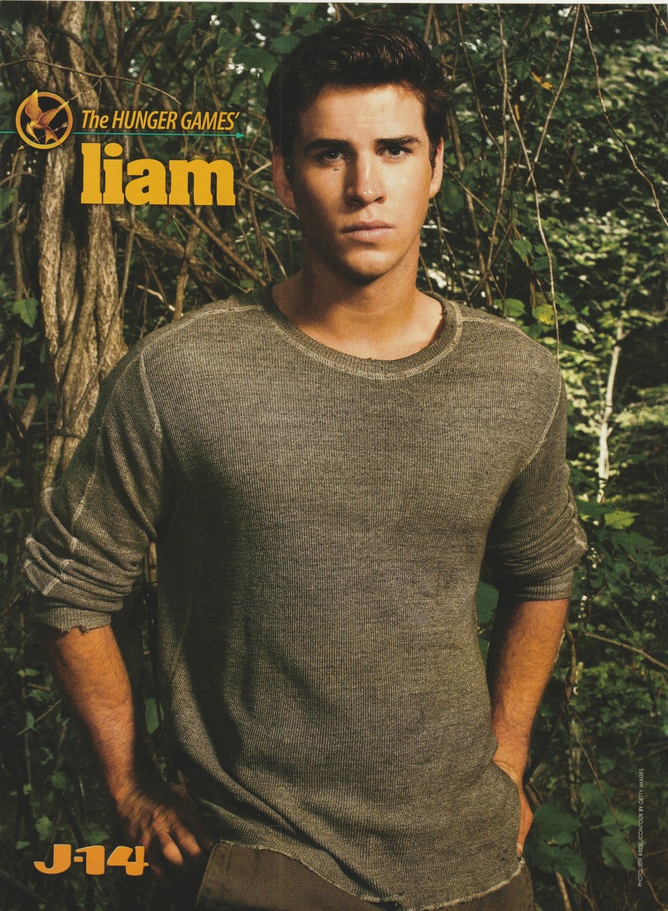 Liam Hemsworth Justin Bieber Selena Gomez teen magazine pinup clipping pix