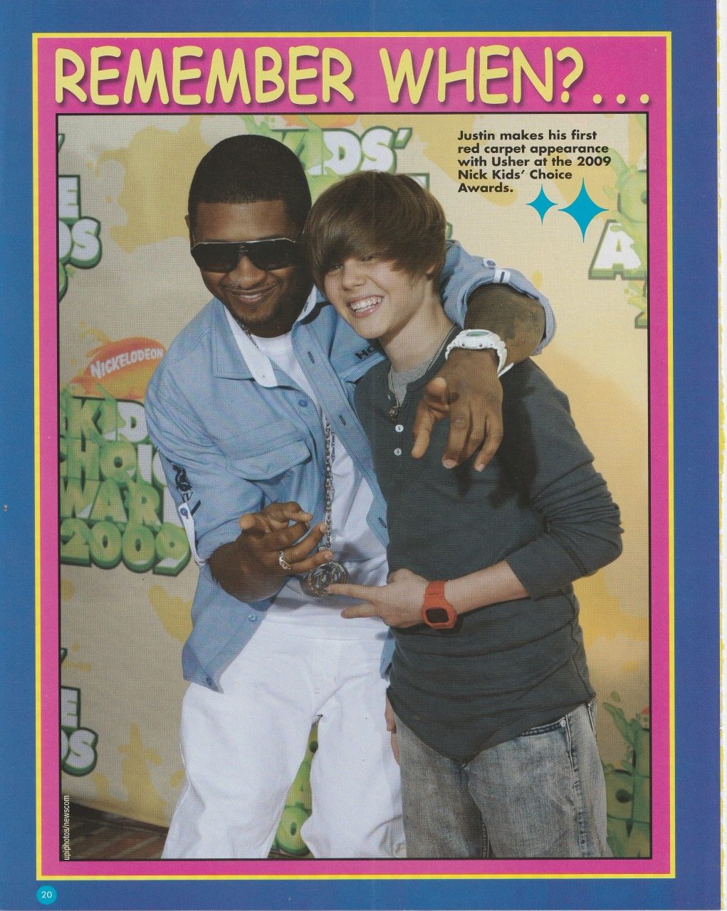 Usher Justin Bieber Selena Gomez teen magazine pinup clipping pre teen icon pix - Image 2