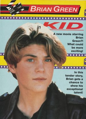Brian Austin Green teen magazine pinup clipping headshot Teen Set young 90210