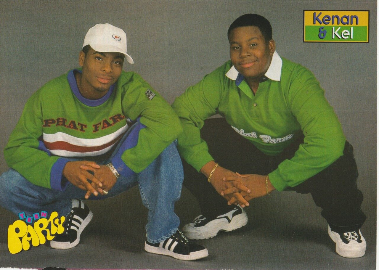 Kel Mitchell Kenan Thompson teen magazine pinup clipping squat Teen Party Pix