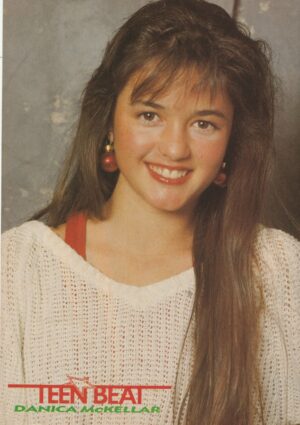 Danica Mckellar Danny Nucci Brandon Douglas teen magazine pinup Wonder Years