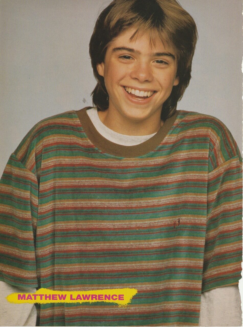 Color Me Badd Matthew Lawrence teen magazine pinup Mrs Doubtfire Child Star Pix