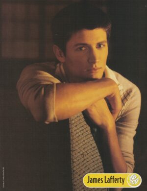 James Lafferty teen magazine pinup clipping One Tree Hill chair Pop Star Pix