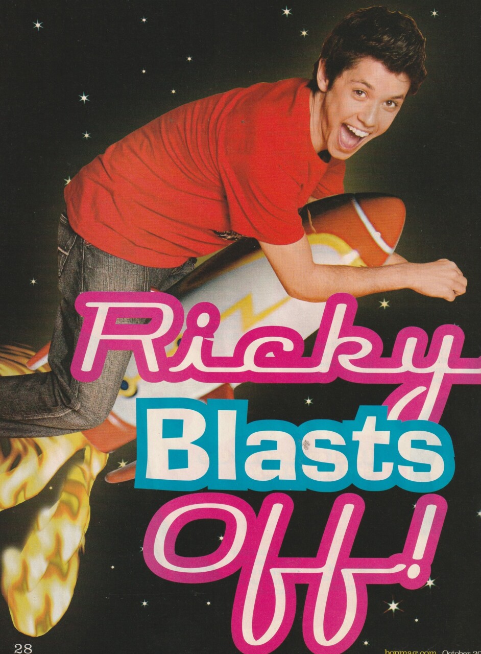 Ricky Ullman teen magazine pinup clipping blast from the past rocket Bop Pix