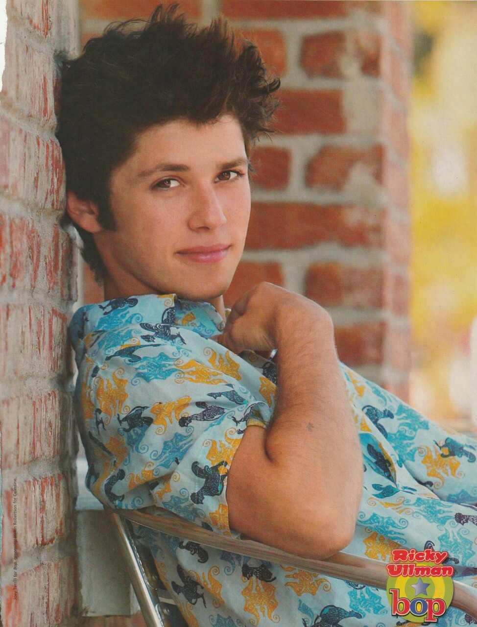 Ricky Ullman Kelly Clarkson teen magazine pinup clipping Bop Child Star Pix