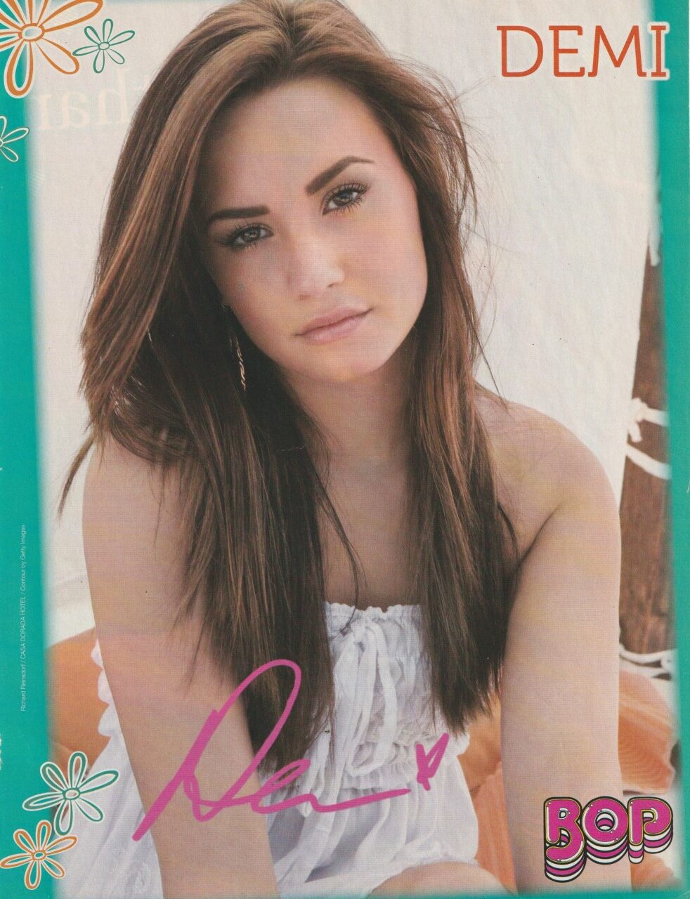 Nathan Kress Demi Lovato teen magazine pinup clipping iCarly child star Disney - Image 2