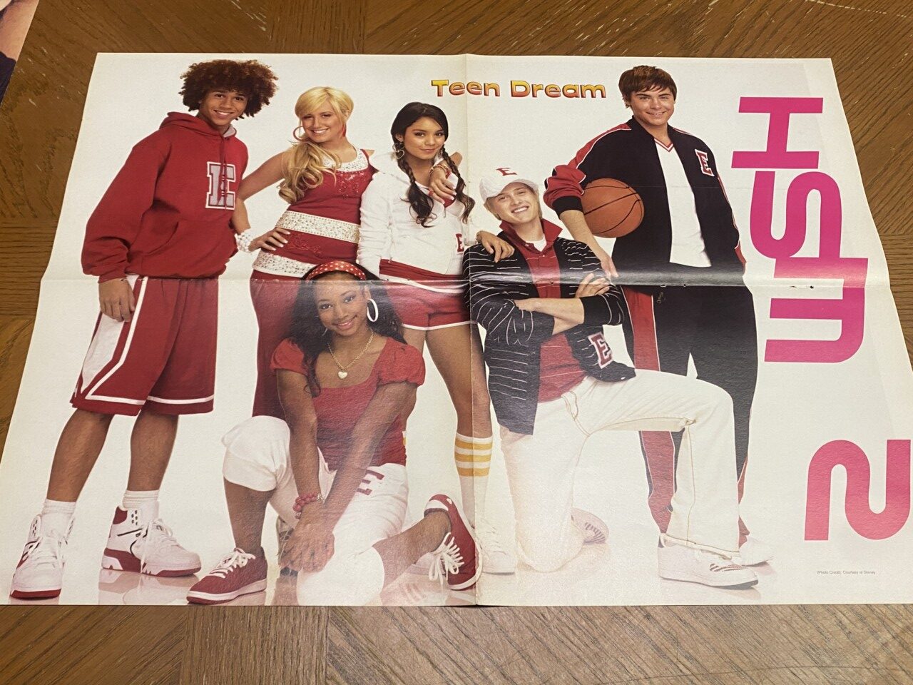 Miley Cyrus High School Musical Zac Efron teen magazine poster clipping Rare Pix - Image 2