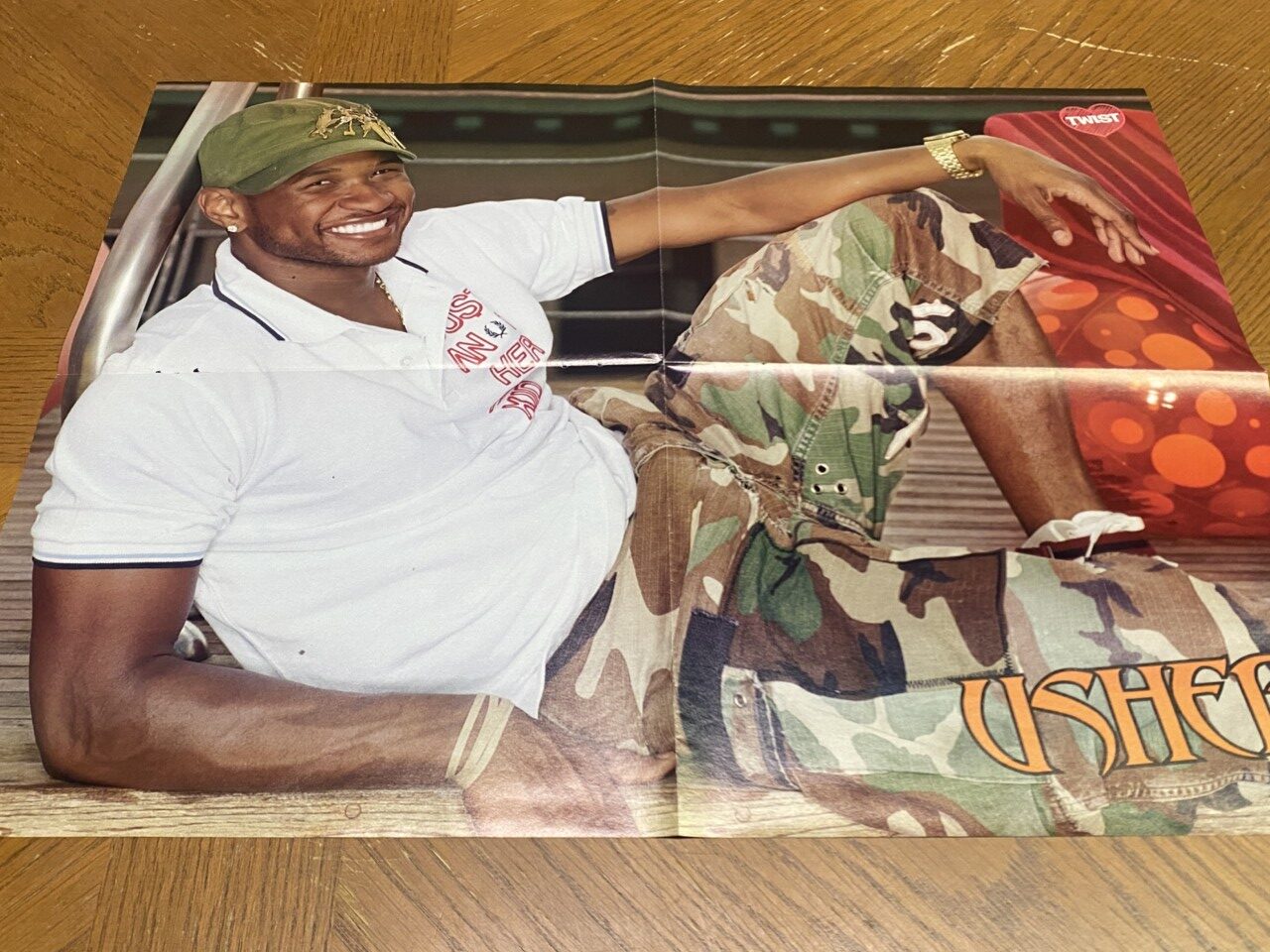 Hilary Duff Chris Brown teen magazine poster clipping shorts watch Twist Pix - Image 2