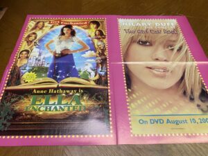 Hilary Duff Lindsay Lohan teen magazine poster clipping Walt Disney Pop Star Pix