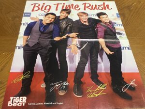 Big Time Rush Taylor Lautner magazine poster clipping red carpet Tiger Beat Pix