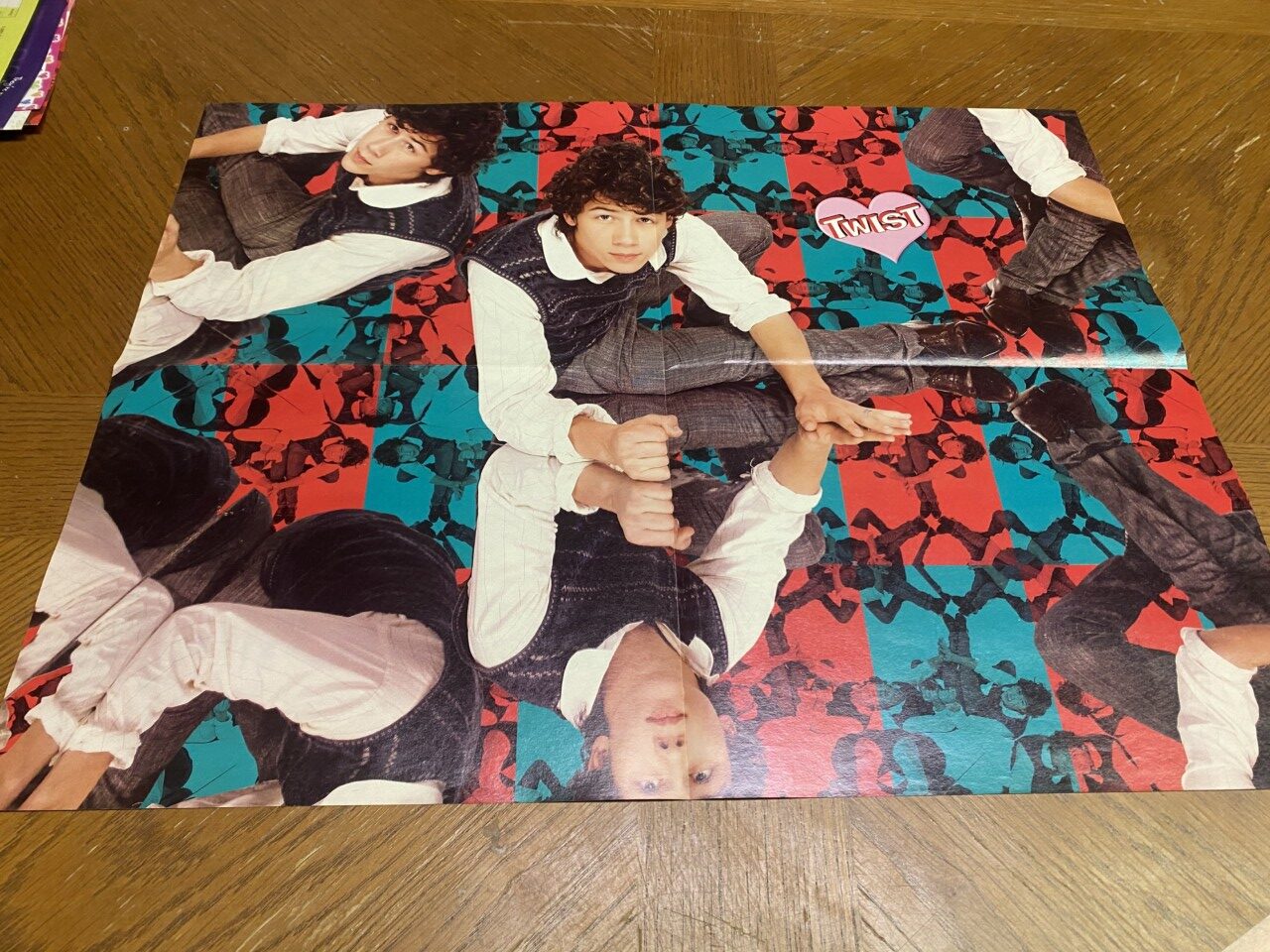 Demi Lovato Selena Gomez Nick Jonas poster clipping teen idols Twist BFF Pix - Image 2