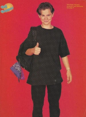 Rider Strong Thomas Ian Nicholas teen magazine pinup clipping thumbs up Bop Pix