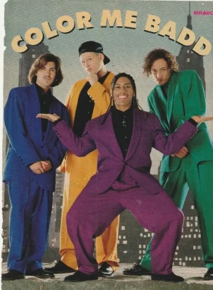 Color Me Badd teen magazine pinup clipping suits Bravo band teen idols rare pix