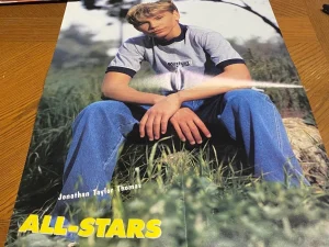 Jonathan Taylor Thomas Hanson teen magazine poster clipping grass All-Stars Pix