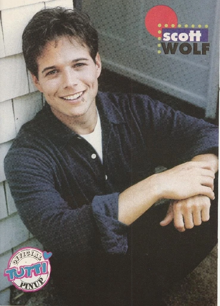 David Hanson Scott Wolf teen magazine pinup clipping Turti Frutti modeling pix - Image 2