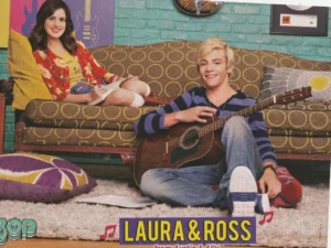 Ross Lynch Laura teen magazine pinup clipping Austin and Ally couch Disney show