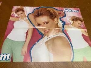 Hilary Duff Black Eyed Peas teen magazine poster clipping modeling photo shoot