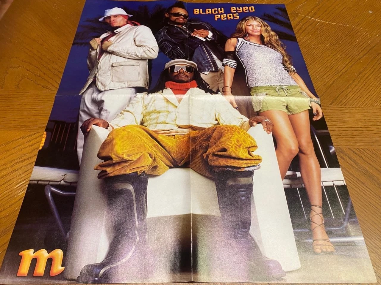 Hilary Duff Black Eyed Peas teen magazine poster clipping modeling photo shoot - Image 2