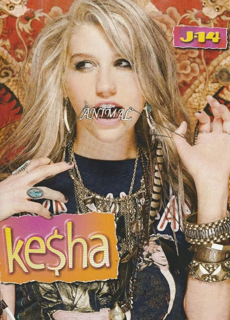 Taylor Swift Kesha teen magazine pinup clipping J-14 Pix singer relaxing Vintage - Image 2