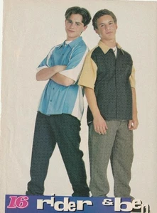 Rider Strong Ben Savage Matthew Lawrence teen magazine pinup Retro BMW Pix