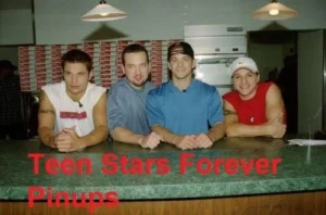 98 Degrees photo vintage picture jeans 90's music boy band tour Pix Bop