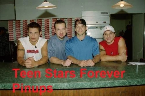 98 Degrees photo vintage picture jeans 90's music boy band tour Pix Bop