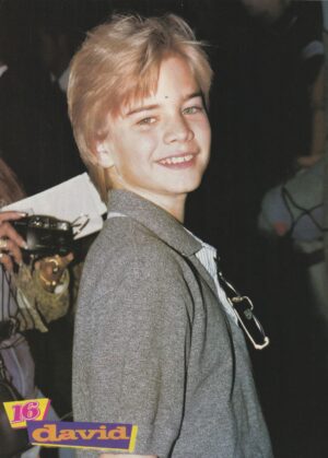 David Gallagher Five teen magazine pinup clipping glasses 7th Heaven young Pix