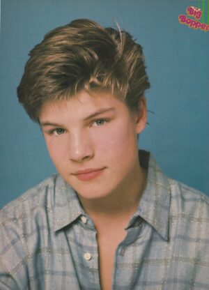 Jay Ferguson Gregg Rainwater teen magazine pinup clipping headshot blue shirt BB