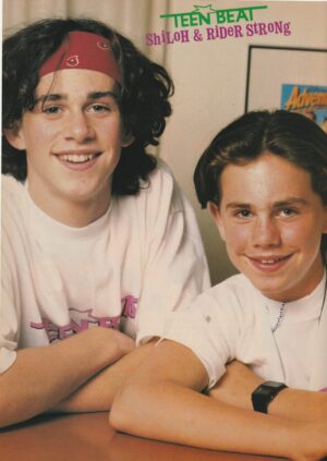 Shiloh Strong Rider Strong teen magazine pinup clipping Teen Beat t-shirts Pix