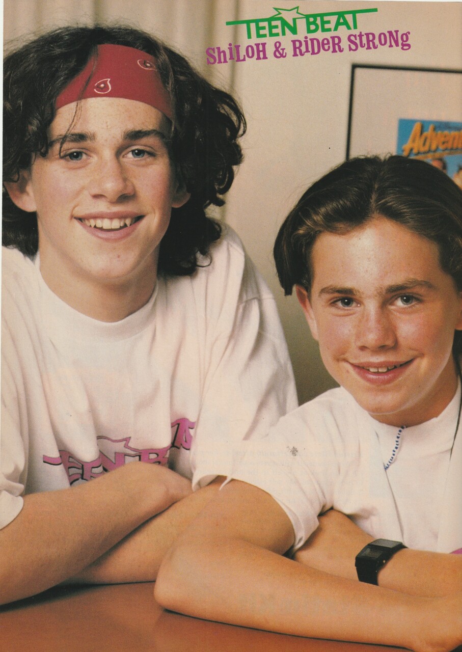 Shiloh Strong Rider Strong teen magazine pinup clipping Teen Beat t-shirts Pix