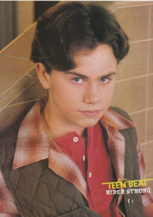 Rider Strong Brad Hawkins teen magazine pinup clipping Boy Meets Wold headshot