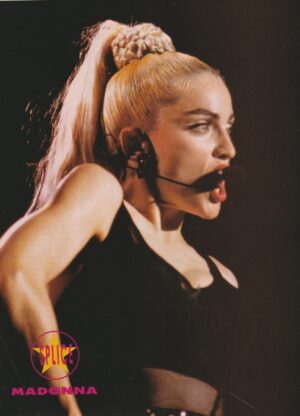Madonna teen magazine pinup clipping headshot singer Splice Material Girl Pix