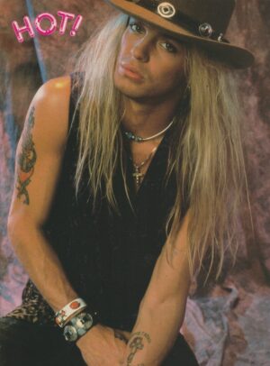 Bret Michaels Poison Jonathan Knight New Kids teen magazine pinup clipping Pix
