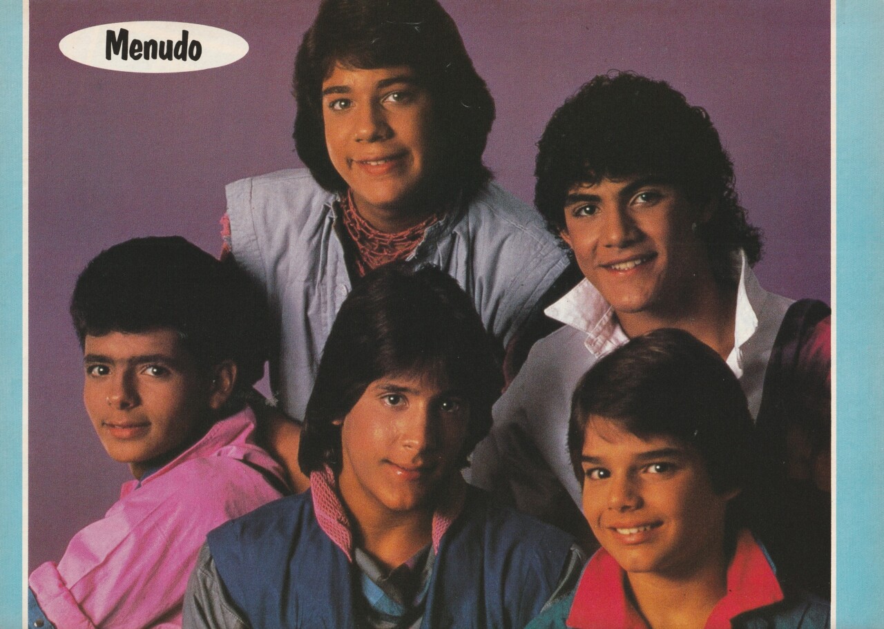 Menudo Ray Reyes teen magazine pinup clipping young boys headshots Teen Machine
