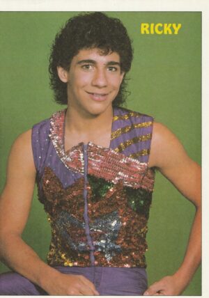 Menudo Ricky teen magazine pinup clipping young boy muscles Teen Machine Pix