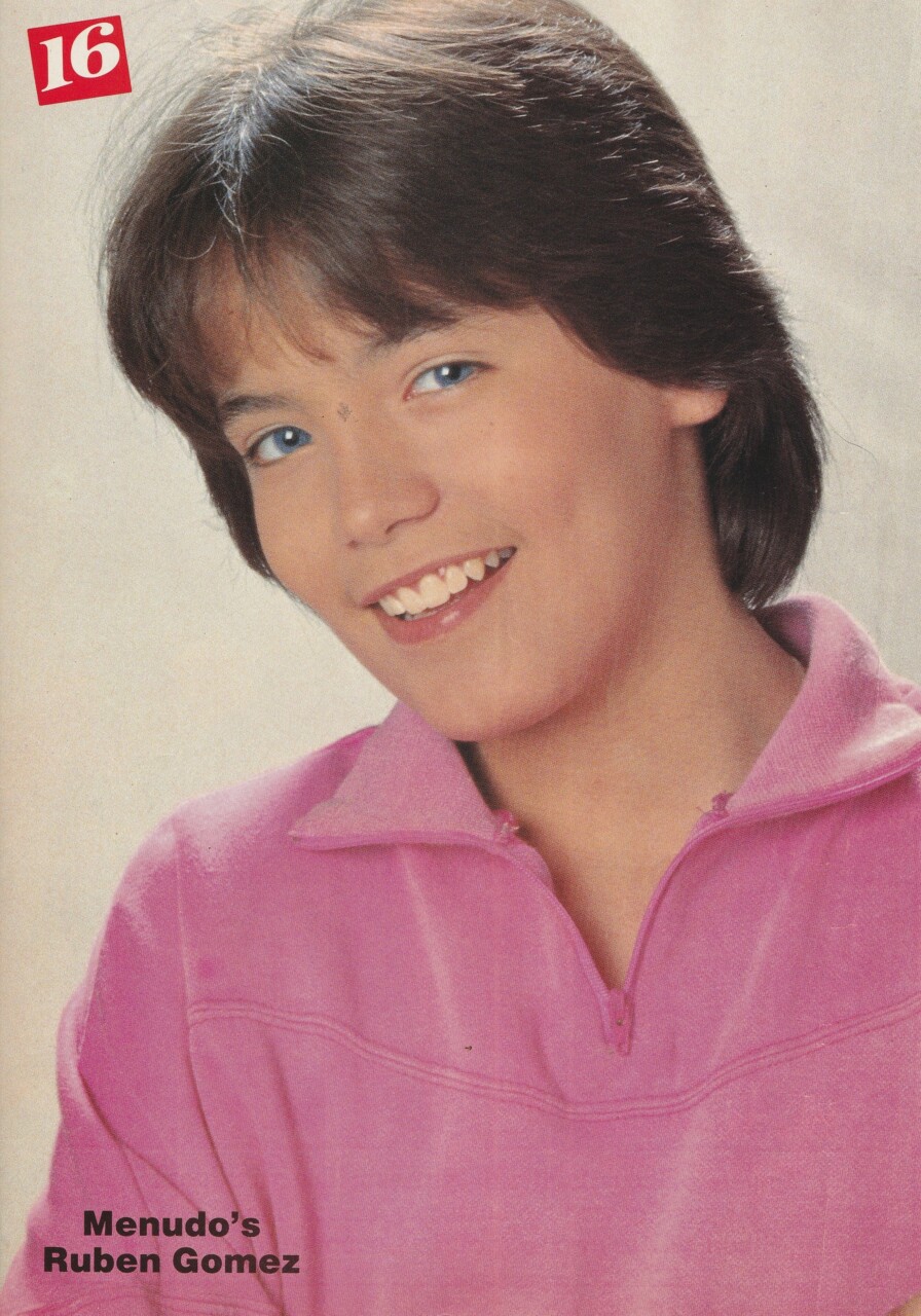 Menudo Ruben Gomez Davy Jones teen magazine pinup clipping young boy Monkees