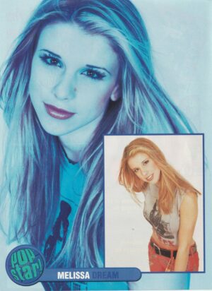 Dream Melissa Schuman teen magazine pinup clipping headshot Pix music group Pix