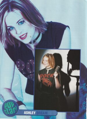 Dream Ashley Poole teen magazine pinup clipping headshot Pix music group Pix