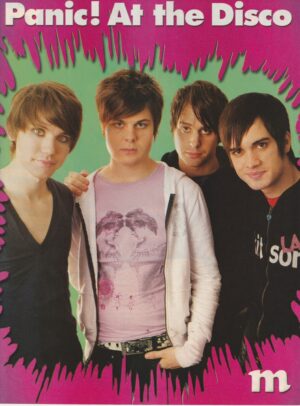 Panic at the Disco Jesse Mccartney teen magazine pinup rock band pink shirt M
