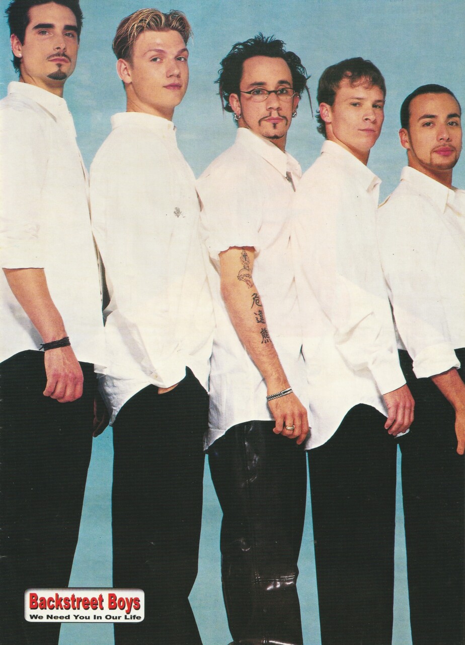 Westlife Backstreet Boys teen magazine pinup Bryan clouds rare pix - Image 2