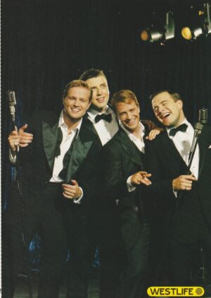 Westlife teen magazine pinup clipping suits Rare Pix