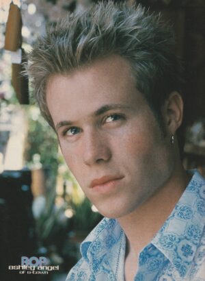 Ashley Parker Angel O-town teen magazine pinup clipping headshot Bop earring Pix