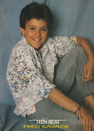 Fred Savage Sean Kanan teen magazine pinup clipping Wonder Years All-Stars Pix