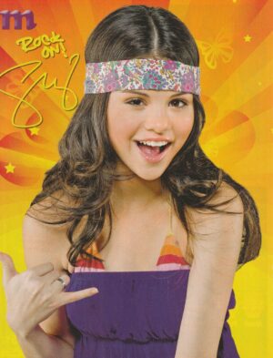 Selena Gomez teen magazine pinup clipping bannanda Disney Girl Pix Pop Star